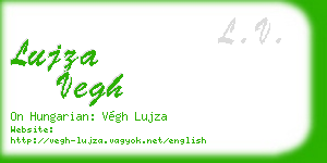 lujza vegh business card